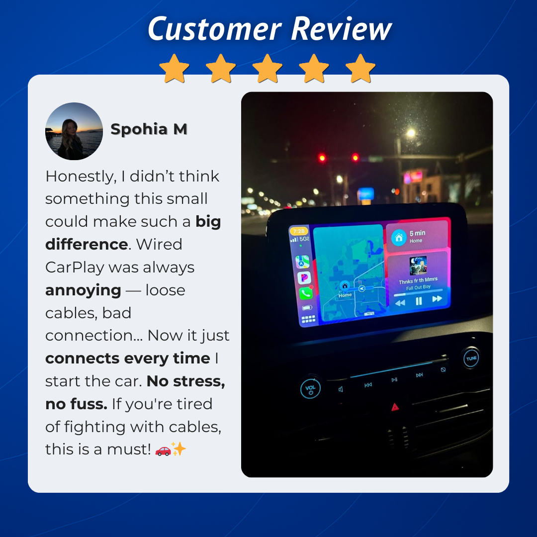 Wireless CarPlay & Android Auto