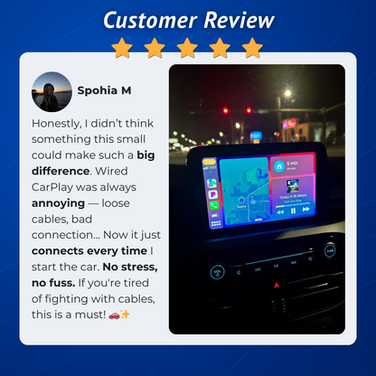 Wireless CarPlay & Android Auto